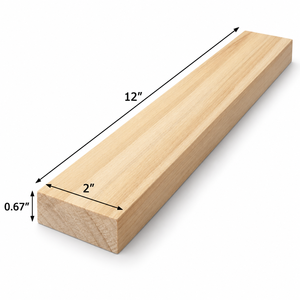 Chevilles carrées en bois massif, bois dur naturel, surface lisse durable, gravées, personnalisées, projets de bricolage modernes en bois, bâtonnets - Product Image 2