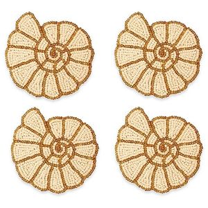 Premium Handmade <b>Beaded</b> Embroidery <b>Coaster</b> Set Durable Multicolor Table Decor At Best Price - Product Image 3