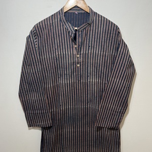 Elegante Kurta Larga Tradicional para Hombre |   100% Algodón Manga Larga |   Kurta de Diseño con Estampado Étnico - Product Image 5