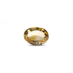 Natural Emerald Cut Citrine Loose Gemstone 8.55 Carat 8x10mm for Fine Jewelry - Product Image 1
