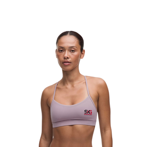 Soutien-gorge de sport rouge sans coutures à bretelles larges, haut court athlétique à profil bas pour le yoga, la gym et l'entraînement - Product Image 5