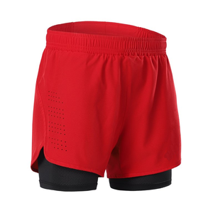 SMART SHINE ENTERPRISES Pantalones Cortos Deportivos Casuales para Hombre, de Color Sólido, Transpirables, de Secado Rápido, Cintura Media, Cordón Elástico, 100% Poliéster - Product Image 3