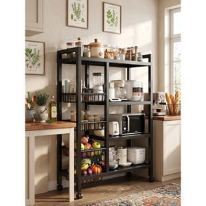 Estante de Almacenamiento para Cocina con Ruedas - Product Image 4