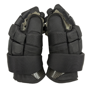 Gants de sport à doigts entiers, noirs, en polyester, fermeture auto-agrippante, unisexes, toutes saisons, antidérapants, légers, 2027 - Product Image 2