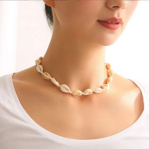 Collares de conchas marinas naturales de alta calidad, collares de conchas marinas artesanales más vendidos, joyería boho chic. - Product Image 5