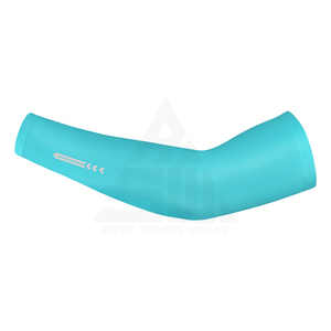 RIFAT SPORTS WEAR Manchons de cyclisme unisexes anti-UV, séchage rapide, respirants, Spandex/Polyester 80g, avec trou pour le pouce - Product Image 4