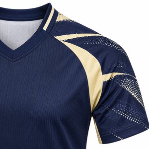 Camisetas de Fútbol Retro Personalizadas al por Mayor, Camisetas de Fútbol Vintage con Impresión por Transferencia de Calor OEM, 100% Poliéster, Unisex, para Equipos - Product Image 6