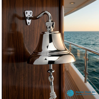 Daystar Trade Sculpture murale cloche nautique personnalisée en métal, emballage monobloc, décoration intérieure pour entrée