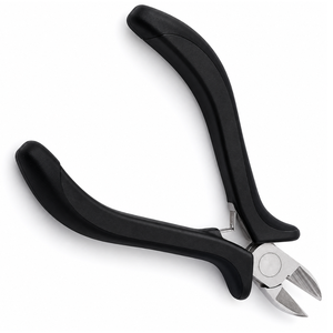 Mini-cisaille diagonale à poignée noire, pince coupante de précision, outil de coupe latérale à bord tranchant pour artisanat et électronique - Product Image 1