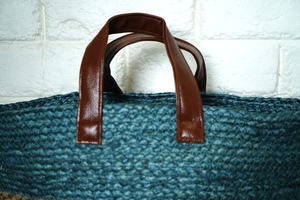 Bolsos de Mensajero Bohemios Personalizados para Mujer 2026, Bolso Tote Abierto de Yute y Algodón, Moderno, Pequeño, para Playa, Viajes y Compras - Product Image 4