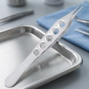 Pinces à tissus Adson en acier inoxydable, pinces chirurgicales pour la chirurgie générale, classe I, certifiées CE - Product Image 4