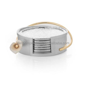 Highest Quality Unique Modern Design Aluminum <b>Coaster</b> Tea Coffee <b>Coaster</b> <b>for</b> <b>Drinks</b> Glass <b>Coaster</b> <b>for</b> Home Table Decors - Product Image 2