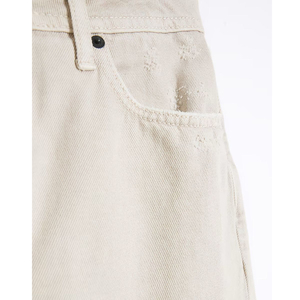 Jeans de Mezclilla Rectos para Mujer, Invierno, Alta Calidad, 100% Algodón, Desgastados, con Bolsillos, Secado Rápido, Transpirables, OEM, Personalizados, Venta al Por Mayor - Product Image 4