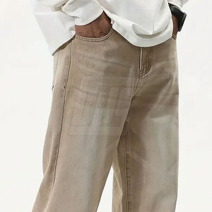 Pantalon ample et confortable pour homme, coupe droite décontractée, style streetwear quotidien, vêtements de mode en gros - Product Image 5