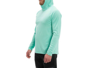 Fournisseur en gros de sweats à capuche de pêche pour hommes, nouveau design, protection solaire, respirant, séchage rapide, manches longues - Product Image 2