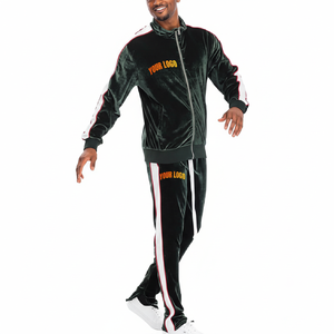 Conjunto Deportivo de Felpa para Correr y Hacer Ejercicio, Unisex, Ecológico, con Logotipo Personalizado, para Invierno, Tallas Grandes, Sudadera con Capucha y Pantalones Deportivos - Product Image 3