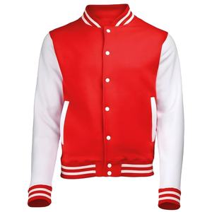 Veste universitaire en laine Melton personnalisée pour homme, avec coque en nylon/coton, coupe-vent, écologique, impression de logo personnalisable - Product Image 1