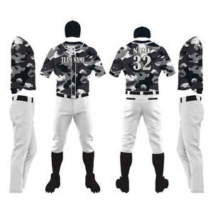 Uniformes de Béisbol para Adultos al por Mayor, Uniformes de Béisbol para Hombre de Alta Calidad, Transpirables, con Estampado por Sublimación, Color Sólido, OEM - Product Image 2