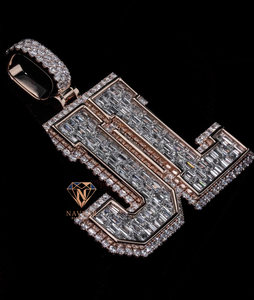 Custom Design New Hip Hop <b>Iced</b> <b>Out</b> Diamond Moissanite Pendant with Stones for Women Anniversary Jewelry Gift Use - Product Image 1