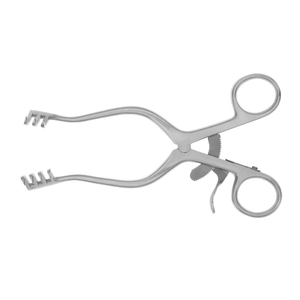 Écarteur chirurgical auto-retenant Weitlaner 6 1/2 pouces, 3x4 dents, en acier inoxydable, instrument manuel - Product Image 1