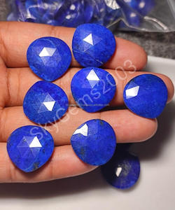 Cabujón de piedras preciosas sueltas de lapislázuli natural facetado y pulido en todos los tamaños Cristal de forma mixta para la fabricación de joyas - Product Image 3