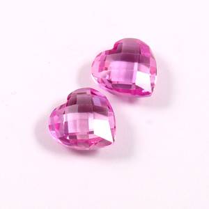 Natural Pink Sapphire <b>Heart</b> <b>Shape</b> Loose Gemstone <b>Top</b> Quality Stone For Jewelry Ring Making Supply - Product Image 2