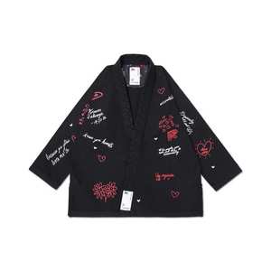 Professional Grade Custom Black BJJ Gi Uniform Front Lightweight Cotton Stretch Jiu Jitsu Training Suit for Men Women Adults - Product Image 2