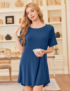 Moon Drift Womens Winter Night Gown Velour Quick Dry Chill Touch Fabric Sleepwear Gentle Motion Ready Wearing Design - Product Image 5