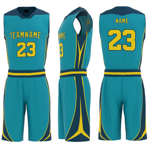 Uniforme de Baloncesto Profesional, Diseño Personalizado, Sublimación Completa, Alta Calidad, Jersey y Pantalones Cortos para Equipo Masculino - Product Image 4