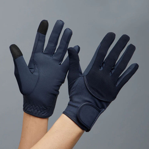 Guantes de equitación de verano de spandex con dedos completos, antideslizantes, ultra transpirables, con cierre de tirón, unisex, embalaje personalizado - Product Image 1