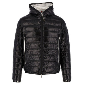 <b>Warm</b> Thick Puffer Jacket for Men Women Stand Collar Front Logo Patchwork Stylish Look Perfect Winter Outdoor Casual Fashion Wear - Product Image 4