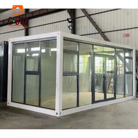 Portes et fenêtres spéciales en alliage d'aluminium Cbox/murs rideaux en verre pour maison préfabriquée en conteneur