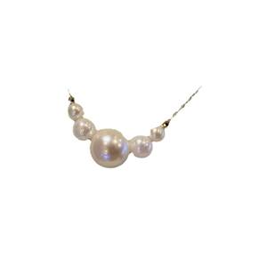 Flawless 3-4mm Round Freshwater Baby Small Pearl Beads 925 <b>Silver</b> <b>Necklace</b> with Clavicle <b>Chain</b> Fashionable Neck Wear - Product Image 5