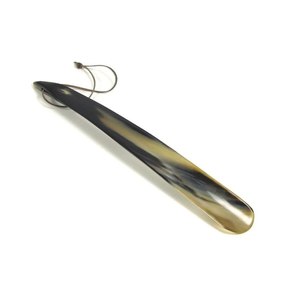 Buffalo horn shoe handcrafted premium shoe horn curved design smooth finish durable footwear <b>helper</b> luxury accessory - Product Image 3