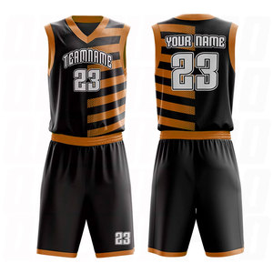 Tenue de basketball pour hommes, maillots et shorts de basketball sur mesure, ensemble de vêtements de sport respirants de qualité supérieure, entraînement et matchs - Product Image 1