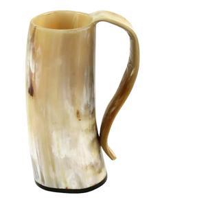 Handmade Eco Friendly Organic Material Heat-Resistant Polished Natural Shape Luxury American Style Horn <b>Mug</b> Home Party Wedding - Product Image 1
