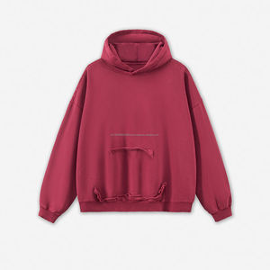 Sweat à capuche en coton épais avec logo personnalisé pour hommes, sweat à capuche uni 420 coton GSM épais et lourd vierge 100% sweats à capuche en coton - Product Image 1