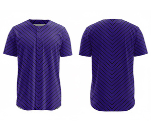 Camiseta de Béisbol Personalizada para Equipo – Tela de Calidad Premium |   Uniforme de Béisbol para Equipo con Logotipo y Números Personalizados |   Base de Poliéster Transpirable - Product Image 3