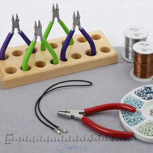 Pince à sertir pliable pour cuir et daim, fabrication de bijoux, bricolage, acier inoxydable, prise en main précise, durable, artisanat professionnel - Product Image 2