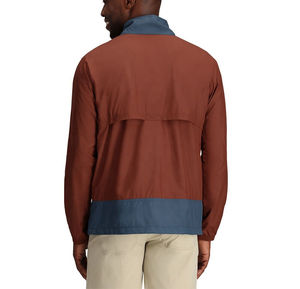 Chaquetas de talla grande a precio de mayorista, cortavientos con cuello alto para hombre, ropa de calle, hip hop, informal, con parches de colores. - Product Image 3