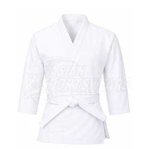 Kimono de BJJ fabriqué au Pakistan, coutures durables, arts martiaux traditionnels, séchage rapide, respirant, au meilleur prix, en vente. - Product Image 2