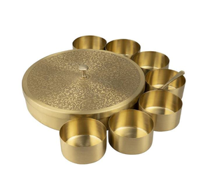 High Quality Brass Spice <b>Box</b> Leak Proof Spice <b>Box</b> For Kitchen Use Antique Brass Kitchen Brass Spice <b>Box</b> - Product Image 3