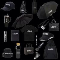 Set de Regalo Promocional Personalizado para Clientes VIP Corporativos con Impresión de Logotipo, Serigrafía, Caja de Regalo de Diseño Moderno y Bolsa Práctica