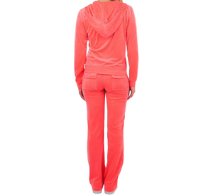 Chándal con Capucha para Mujer, Manga Larga, Bolsillos Laterales, Corte Regular, Ropa Casual de Otoño, Color Sólido, Poliéster Transpirable - Product Image 1