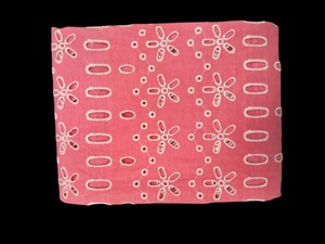 Tela Bordada de Algodón Rosa Premium en Oferta |   Tela Suave y Transpirable con Diseño Floral Calado para Vestidos, Kurtis y Blusas - Product Image 4