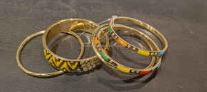 Bracelet ajustable pour femmes tendance, bijoux à porter, élégance urbaine, bracelet en laiton artisanal - Product Image 5