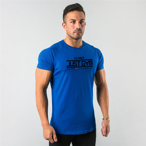 Nueva Camiseta Deportiva Casual para Hombre, Tejida, con Logotipo Frontal, Antiarrugas, de Secado Rápido, Ajustada, para Gimnasio, con Tela de Spandex/Poliéster - Product Image 6