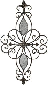 Nouvelle Arrivée : Décoration Murale Moderne et Décorative en Métal, Forme Ronde, Motif Floral, pour Intérieur ou Extérieur - Product Image 5