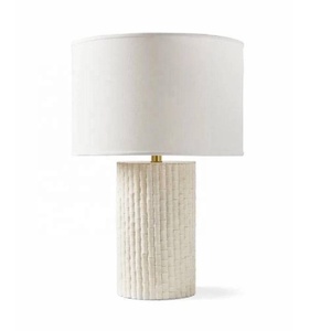 โคมไฟตั้งโต๊ะทำมือจากกระดูกควายฝังทองเหลืองโบราณ ขายดี ราคาส่ง - Product Image 6