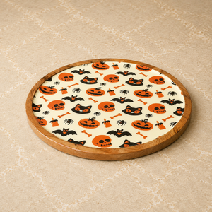 Designer Wooden <b>Display</b> Tray Featuring Geometric Inlay Pattern Durable Construction for Modern <b>Table</b> Presentation - Product Image 4